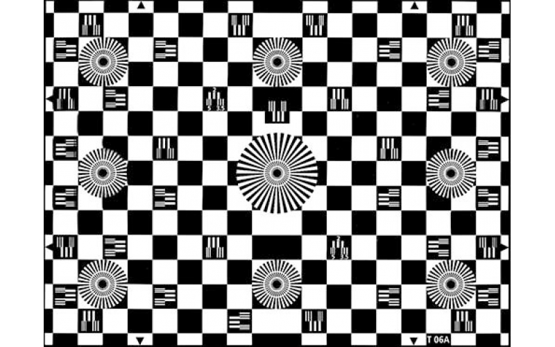 T06A-Q 畸變、分辨率Chart圖