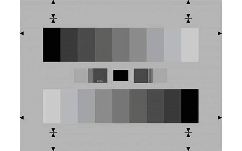 BC64-Q 彩色相機(jī)灰度測試Chart圖(帶有超級(jí)黑洞)